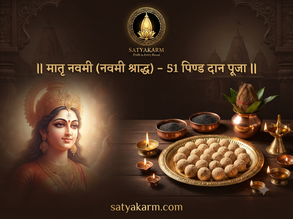 मातृ नवमी (नवमी श्राद्ध) – 51 पिण्ड दान पूजा