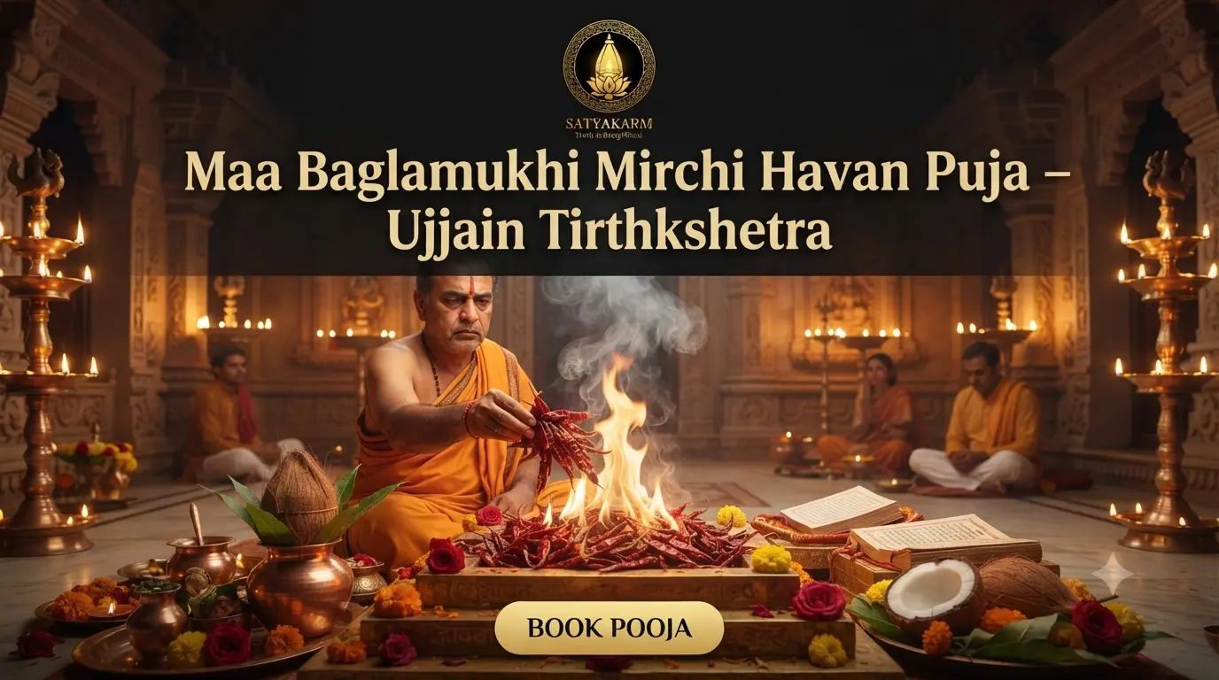Maa Baglamukhi Mirchi Havan Puja – Ujjain Tirthkshetra