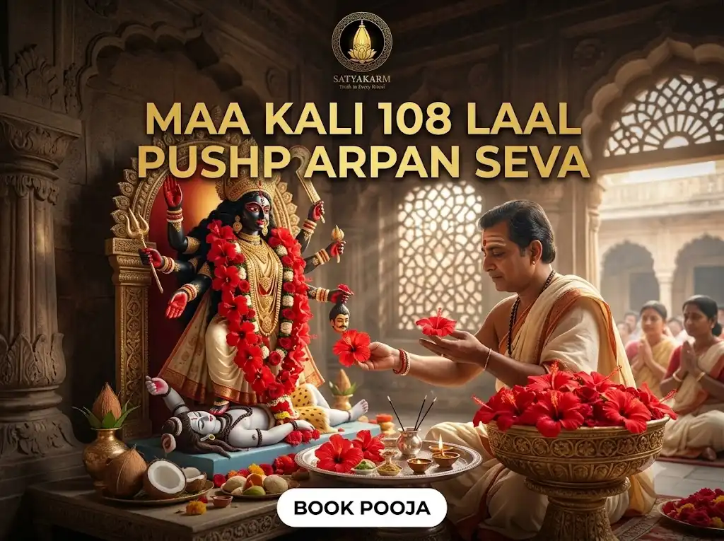 Maa Kali 108 Laal Pushp Arpan Seva
