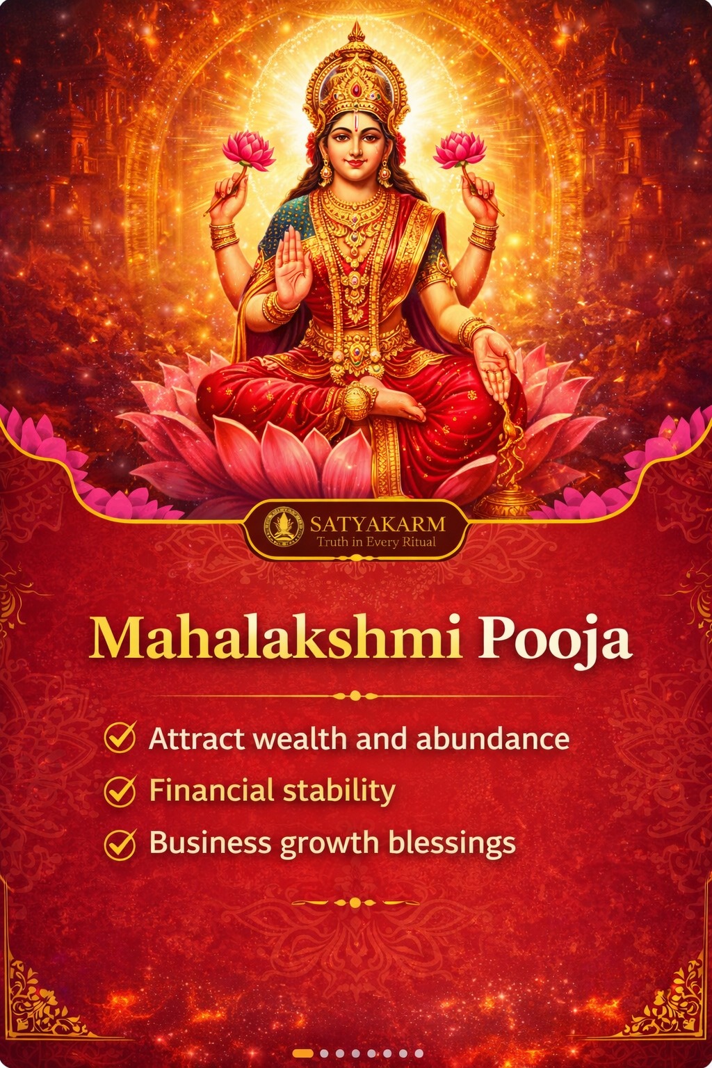 Mahalakshmi Aarti & Shree Suktam Path — Kolhapur