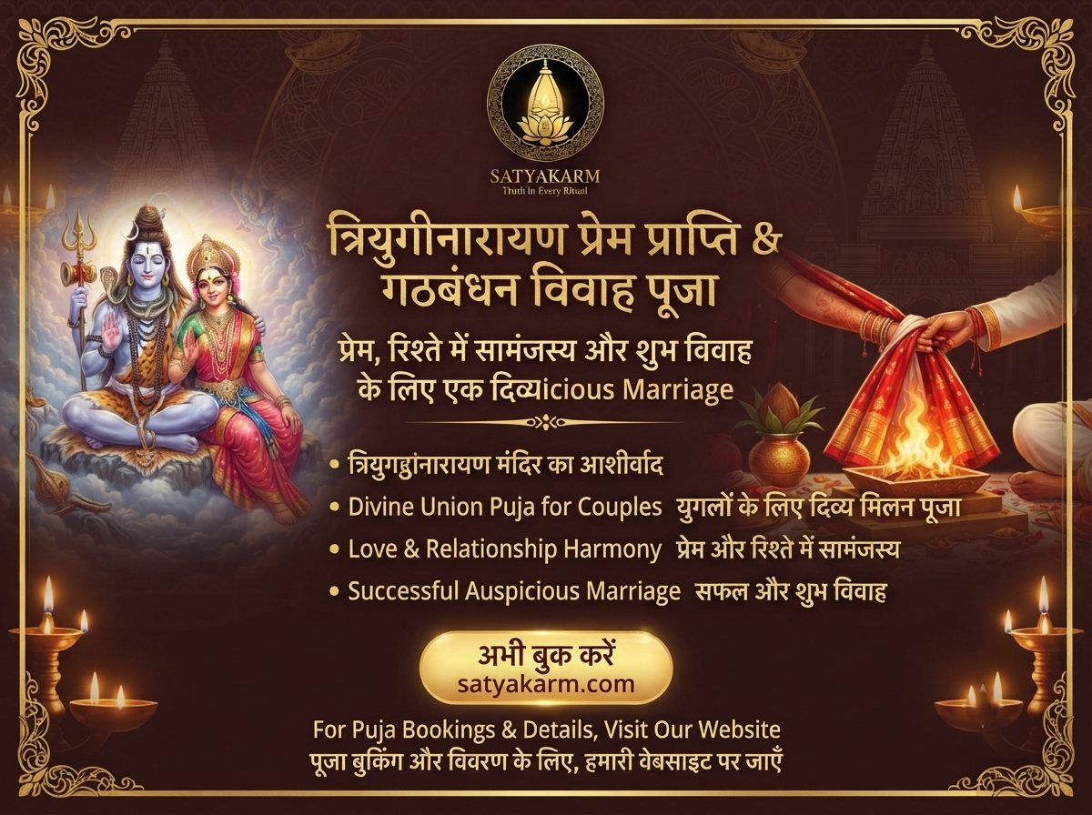 Triyuginarayan Prem Prapti & Gathbandhan Vivah Puja
