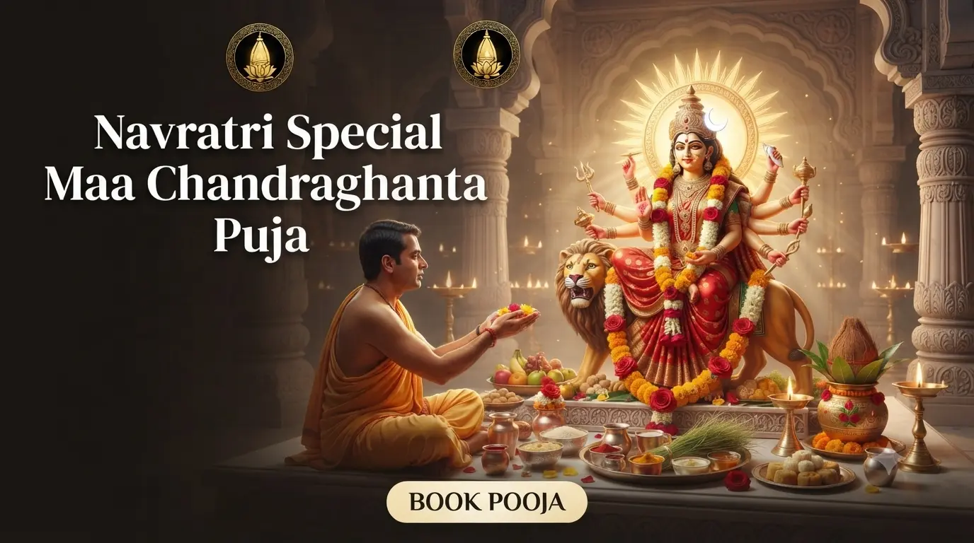 Navratri Special Maa Chandraghanta Puja Kashi Tirthkshetra (third day)