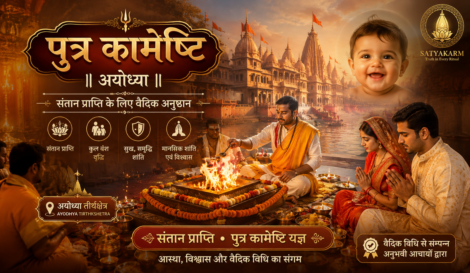 Putrakameshti Yagya — Putra Prapti Vishesh Yagya — Santan Prapti Putrakameshti Yagya
